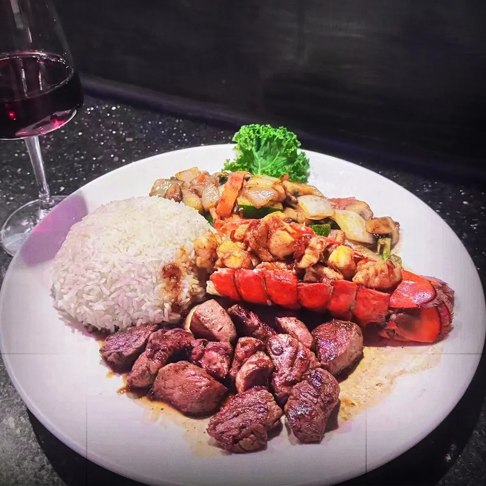 Filet Lobster at Osaka Steakhouse, Japanese Restaurant in St Clairsville