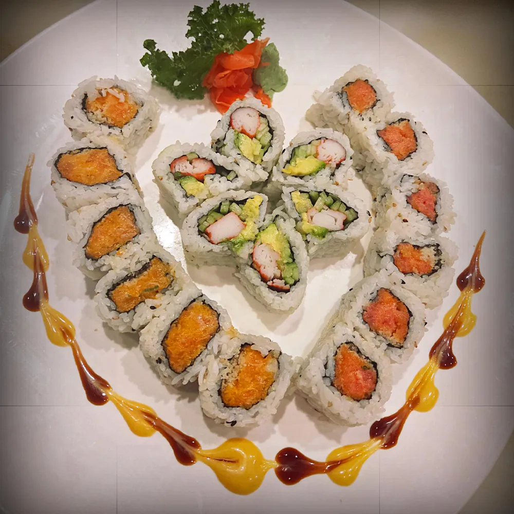 Lunch Three Rolls at Osaka Steakhouse, Japanese Restaurant in St Clairsville